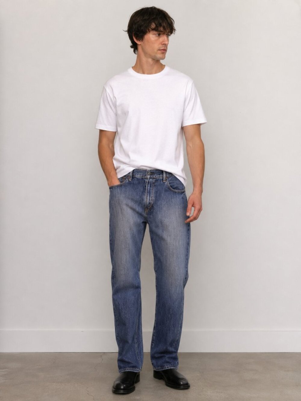 Polo Ralph Lauren 867 Classic Fit Jeans Men's 32x36 Blue Distressed Fade Denim